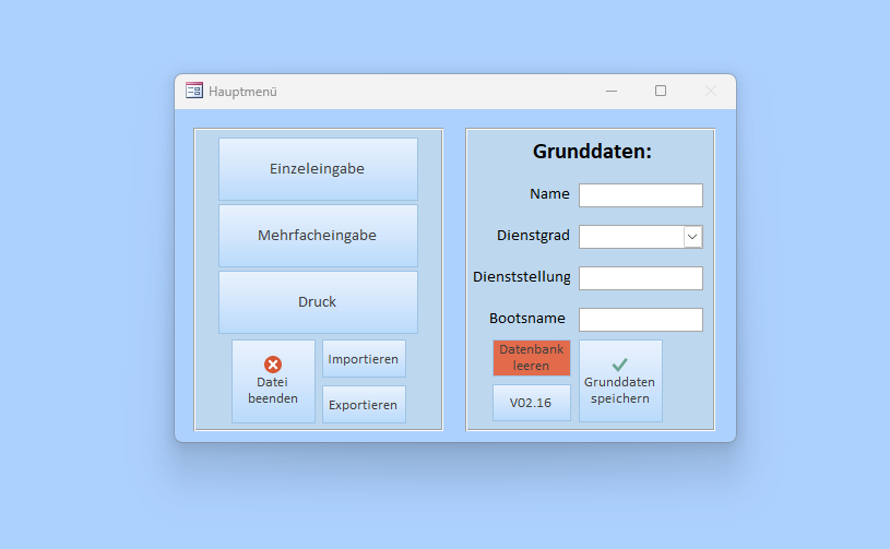 Hauptmenue Rollenplan